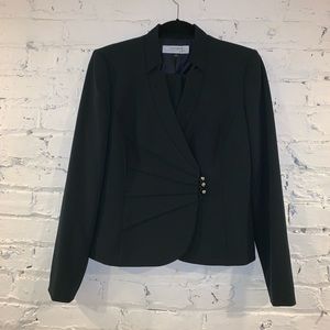 2-Piece Tahari Navy Skirt Suit (8)